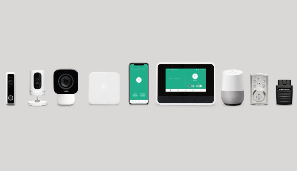 Vivint home security product line in Rockford